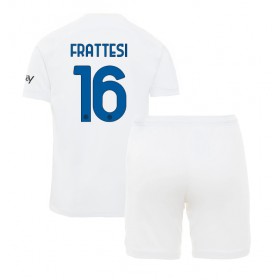 Inter Milan Davide Frattesi #16 Borta Kläder Barn 2023-24 Kortärmad (+ Korta byxor)